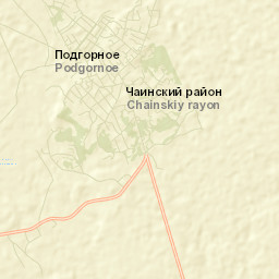 Podgornoye Street Map