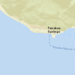 Tenakee Springs Alaska Street Map