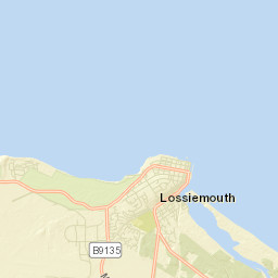 Lossiemouth Street Map