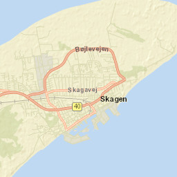 Skagen Street Map