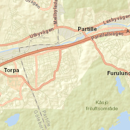 Partille Street Map