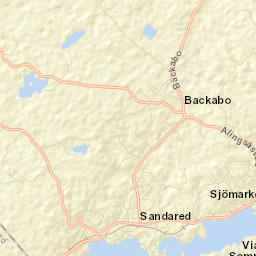 Sandared Street Map