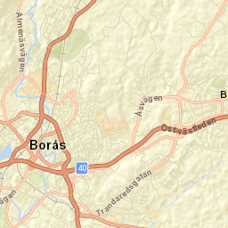 Borås Street Map