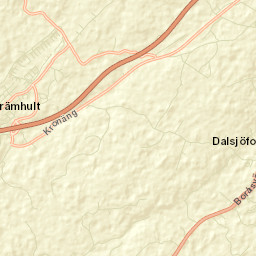 Dalsjöfors Street Map