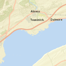 Alness Street Map