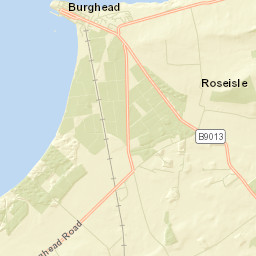 Burghead Street Map