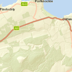 Portknockie Street Map