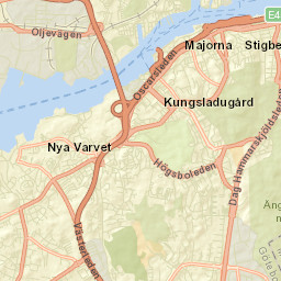 Majorna Street Map