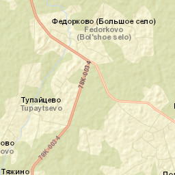 Bol’shesel’skiy Rayon Street Map