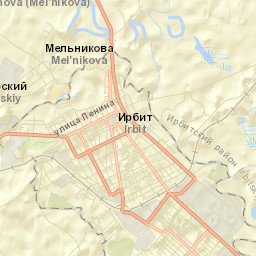 Irbit Street Map