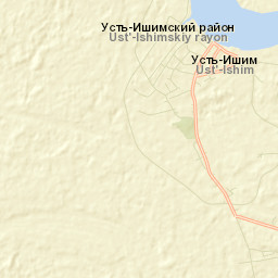 Ust’-Ishim Street Map