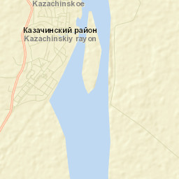 Kazachinskoye Street Map
