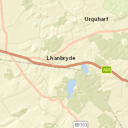 Lhanbryde Street Map
