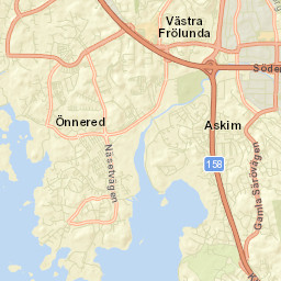 Västra Frölunda Street Map