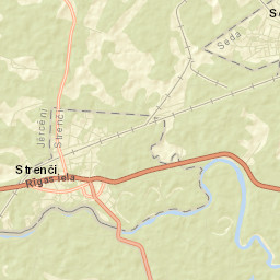 Strenči Street Map