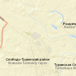 Turinskaya Sloboda Street Map