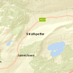 Strathpeffer Street Map