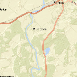 Forres Street Map