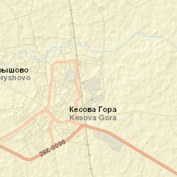 Kesova Gora Street Map