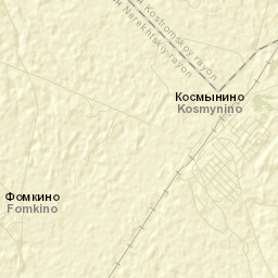 Kosmynino Street Map