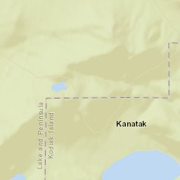 Kanatak Alaska Street Map