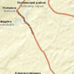 Nolinsk Street Map