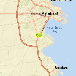 Peterhead Street Map