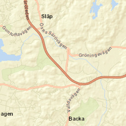 Vallda Street Map