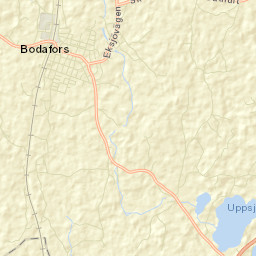 Bodafors Street Map