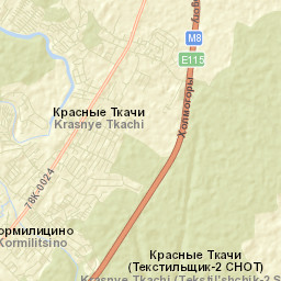 Krasnyye Tkachi Street Map