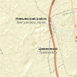 Tsementnyy Street Map