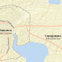 Nev’yansk Street Map