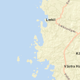 Västra Hagen Street Map