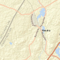 Hestra Street Map