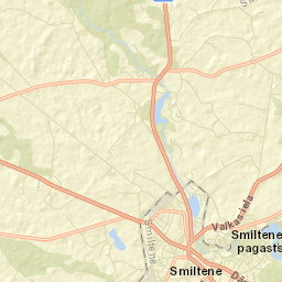 Smiltene Street Map