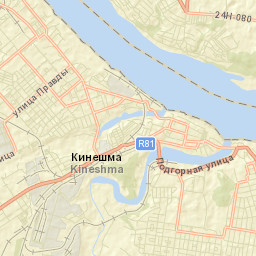 Kineshma Street Map