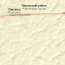 Pizhanka Street Map