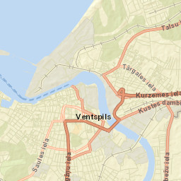 Ventspils Street Map
