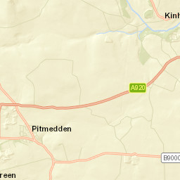 Pitmedden Street Map