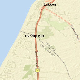 Løkken Street Map