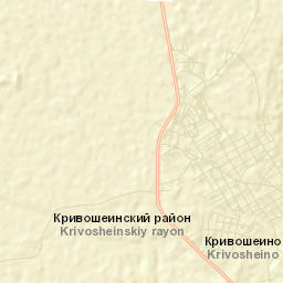 Krivosheino Street Map