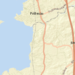 Frillesås Street Map