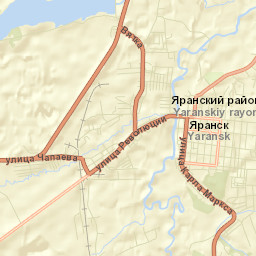 Yaransk Street Map