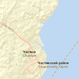 Chastyye Street Map