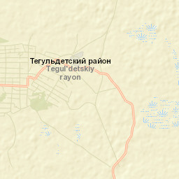 Tegul’det Street Map