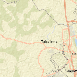 Talsi Street Map