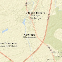 Staraya Vichuga Street Map