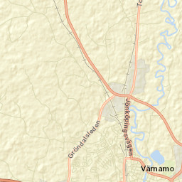 Värnamo Street Map