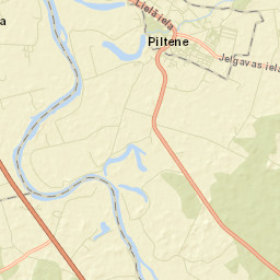 Piltene Street Map
