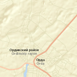 Orda Street Map